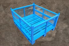 可堆垛金属周转笼(仓储笼)仓库重型物料存储周转箱