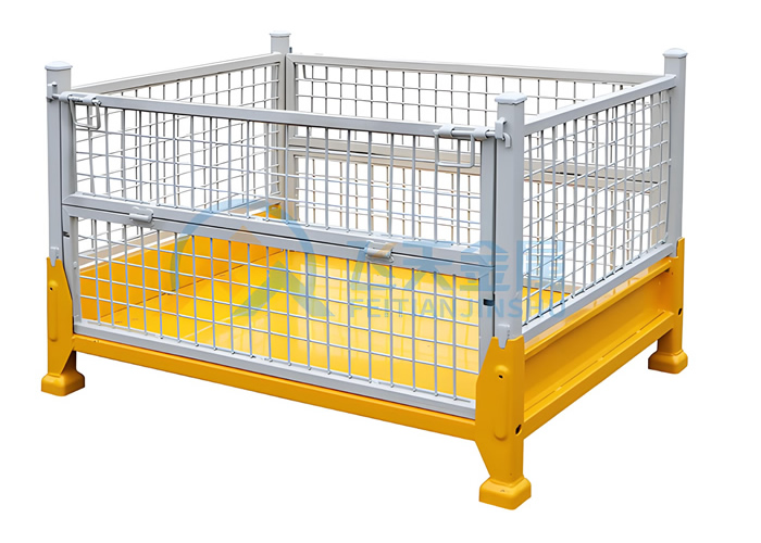 金属折叠周转箱